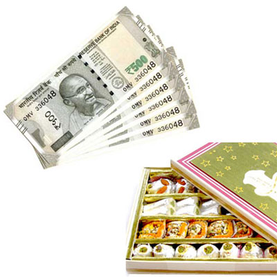 "Cash - Rs. 3,001 with  Sweets - Click here to View more details about this Product